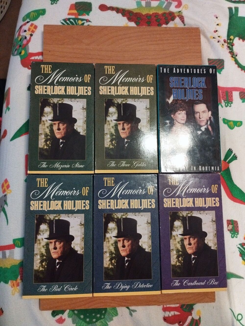 Sherlock Holmes VHS Lot of 6 - See Description